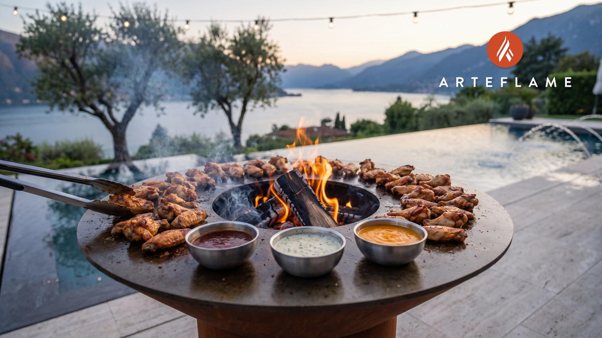 Buffalo Wild Wings Sauces (Restaurant-Style) cooking on an Arteflame grill