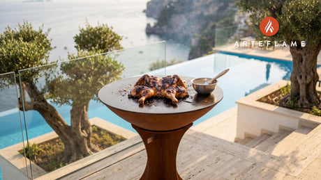 Grilled Chicken cooking on an Arteflame grill