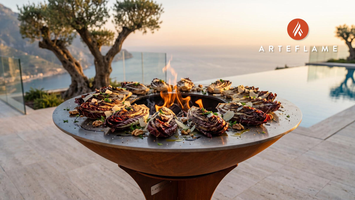 Grilled Radicchio cooking on an Arteflame grill