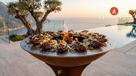 Grilled Radicchio cooking on an Arteflame grill