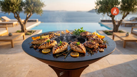 Juicy Grilled Chicken cooking on an Arteflame grill