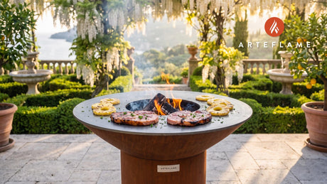 Grilled Ham with Pineapple & Brown Sugar (Alabama Style) cooking on an Arteflame grill