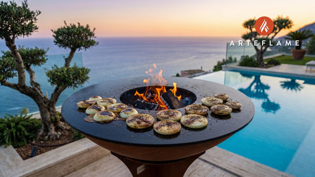 Grilled Sweet Onions with Balsamic (Italian Style) cooking on an Arteflame grill