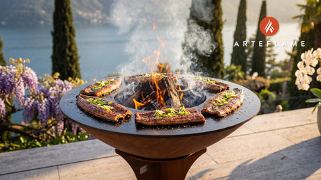BBQ Smoked Eel (Alaska Style) cooking on an Arteflame grill