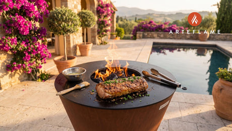 Grilled Pork Loin cooking on an Arteflame grill