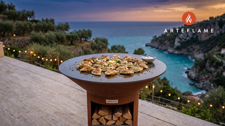Crispy Grilled Pierogi (Polish Buckwheat Style) cooking on an Arteflame grill