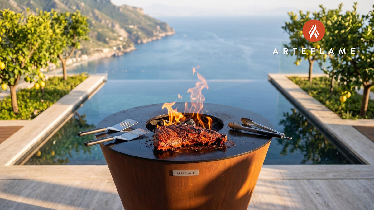 Grilled Tri-Tip cooking on an Arteflame grill