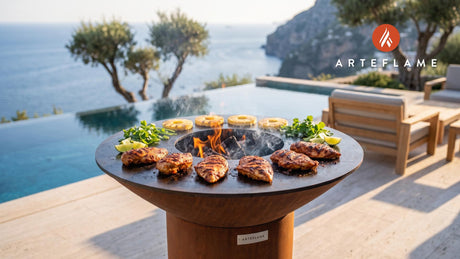 Grilled Chicken cooking on an Arteflame grill