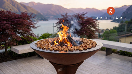 Roasted Walnuts (Dutch Spiced) cooking on an Arteflame grill