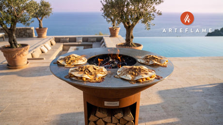 Dutch Apple Pie Wraps cooking on an Arteflame grill
