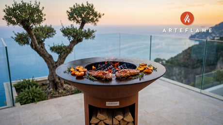 Grilled Pork Tenderloin cooking on an Arteflame grill