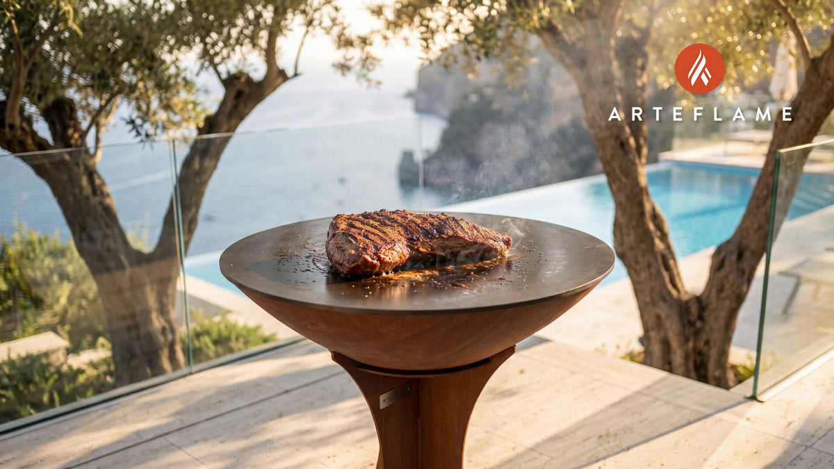 Grilled Tri-Tip (California Santa Maria Style) cooking on an Arteflame grill