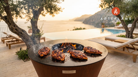 Grilled Chicken cooking on an Arteflame grill