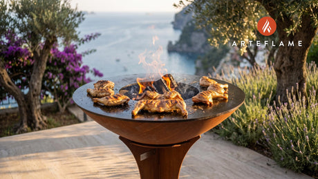 Juicy Grilled Chicken cooking on an Arteflame grill