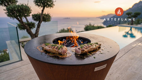 Juicy Pork Tenderloin cooking on an Arteflame grill
