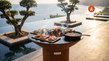 Smoked Fish Spread (Florida Style) cooking on an Arteflame grill
