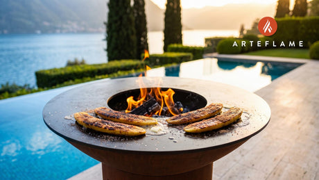 Grilled Plantains cooking on an Arteflame grill