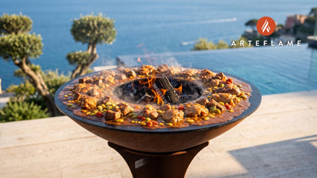 Grilled Pork (Georgia Brunswick Stew Style) cooking on an Arteflame grill