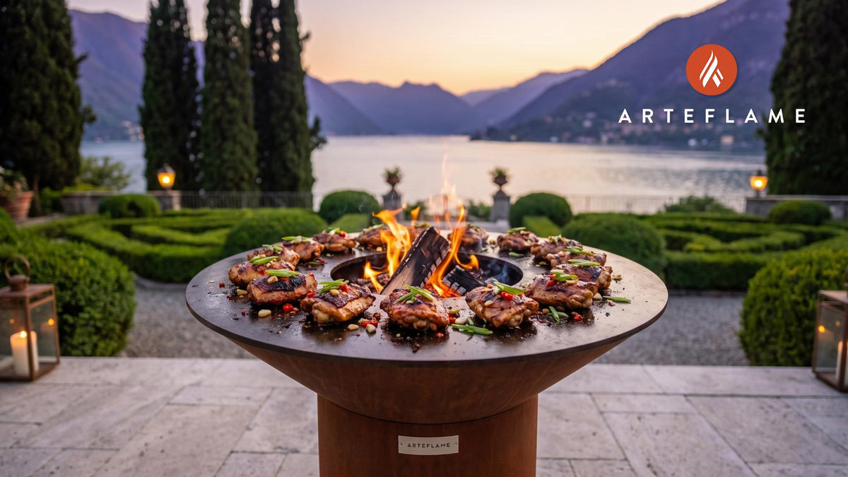 Grilled Chicken cooking on an Arteflame grill