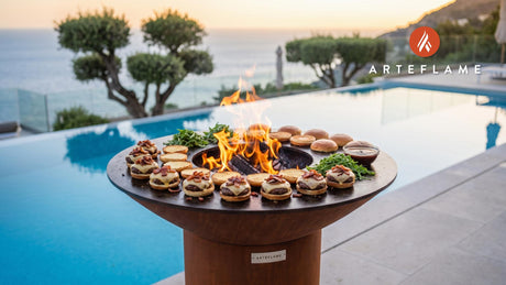 Juicy Elk & Bison Sliders (Idaho Wild Game) cooking on an Arteflame grill