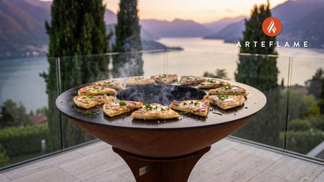 Crispy Grilled Potato Farls (Irish Style) cooking on an Arteflame grill