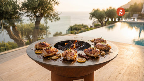 Grilled Chicken cooking on an Arteflame grill