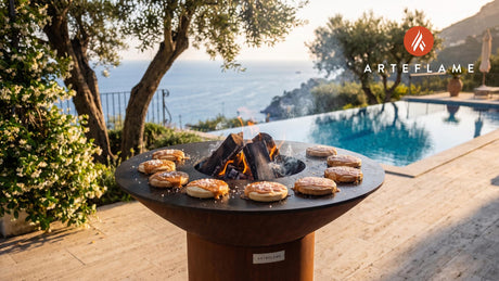 Smoked Scottish Shortbread cooking on an Arteflame grill