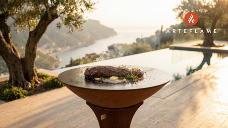 Juicy Smoked Elk Tenderloin (Danish Style) cooking on an Arteflame grill