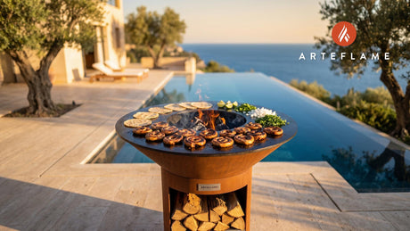 Crispy Grilled Tripitas (Mexican BBQ Style) cooking on an Arteflame grill