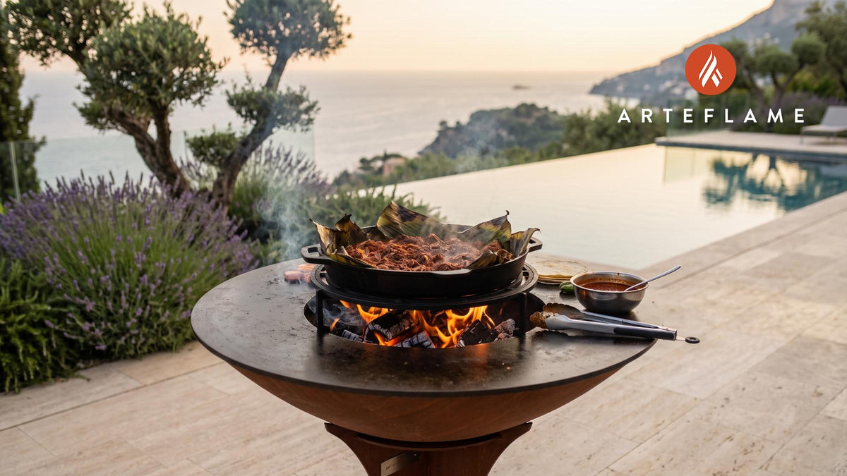 Barbacoa de Res cooking on an Arteflame grill
