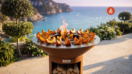 Grilled Pumpkin cooking on an Arteflame grill