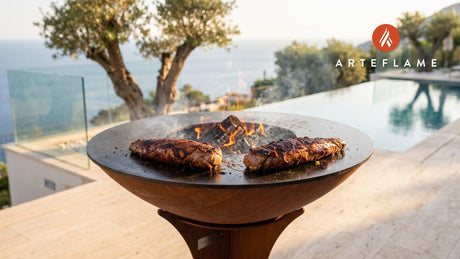 Cajun Grilled Pork Tenderloin (Louisiana Style) cooking on an Arteflame grill
