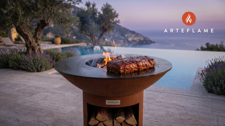 Grilled BBQ Meatloaf (Saginaw Style) cooking on an Arteflame grill