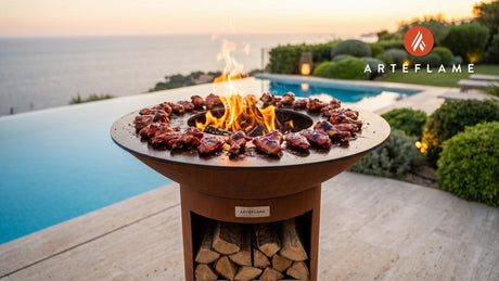 Smoked Chicken Wings cooking on an Arteflame grill