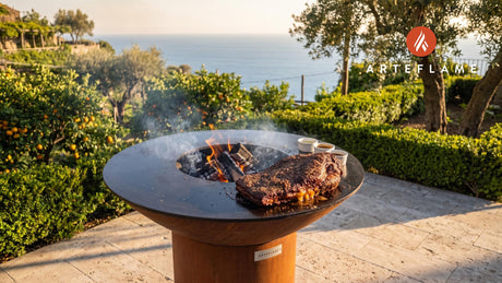 Smoked Beef Brisket (Mississippi Mud Style) cooking on an Arteflame grill