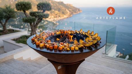 Grilled Pumpkin & Squash Medley (Nevada Style) cooking on an Arteflame grill