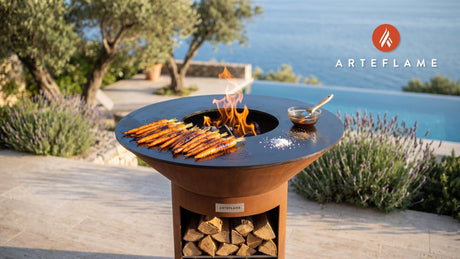 Grilled Carrots cooking on an Arteflame grill