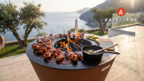 Nashville Hot Chicken Wings (Tennessee Style) cooking on an Arteflame grill