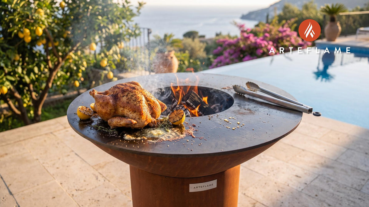 Grilled Turkey Breast cooking on an Arteflame grill