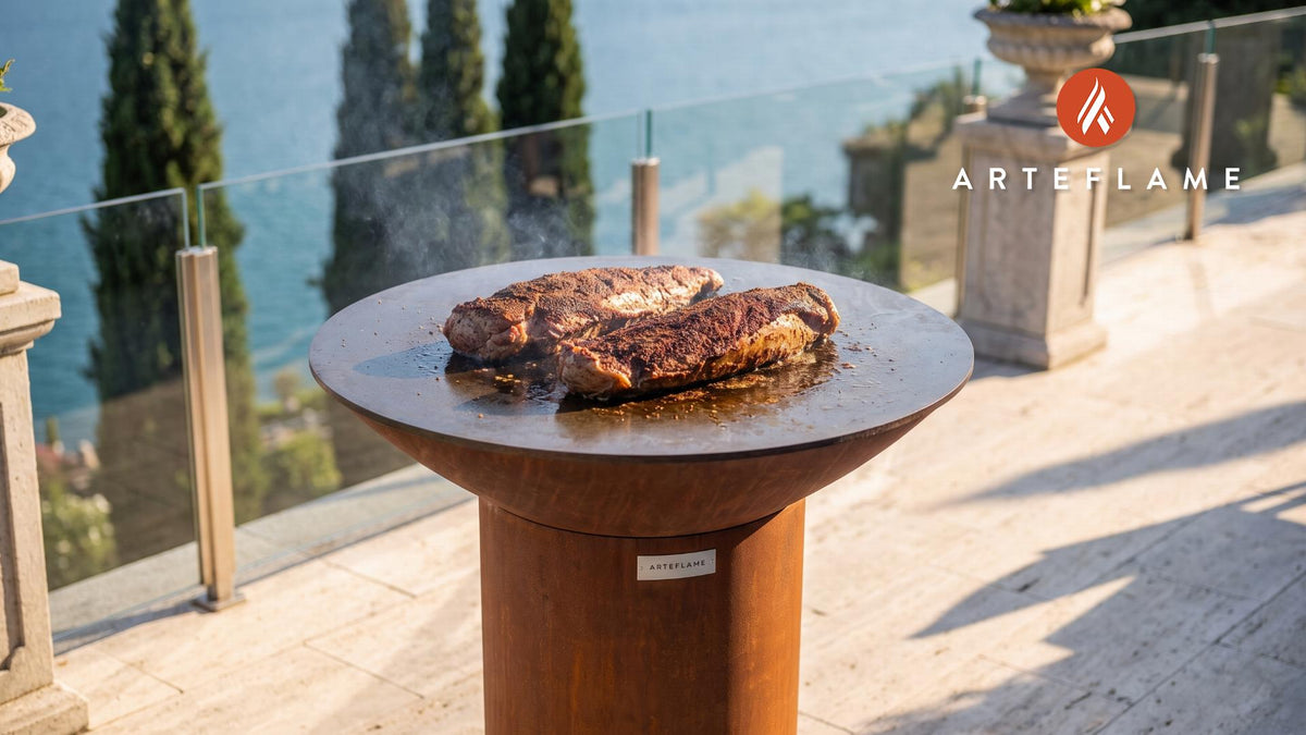 Spice Rubbed Pork Tenderloin (Utah Canyonlands Style) cooking on an Arteflame grill