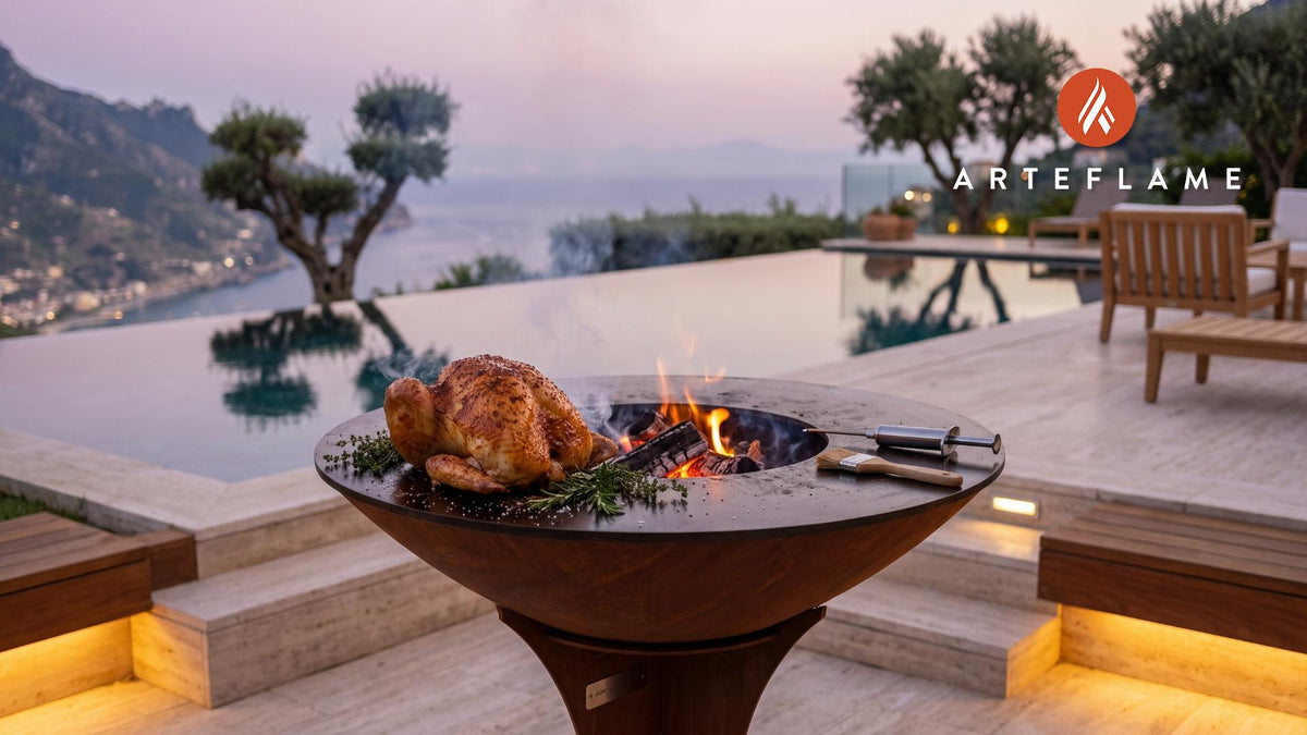 Smoked Turkey Breast cooking on an Arteflame grill
