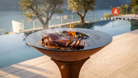 BBQ Brisket cooking on an Arteflame grill