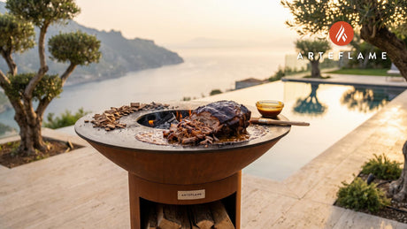 Smoked Pulled Pork cooking on an Arteflame grill