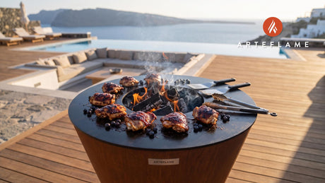 Huckleberry BBQ Chicken (Washington Style) cooking on an Arteflame grill