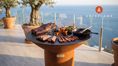 Smoky Mountain Brisket (Wyoming Style) cooking on an Arteflame grill
