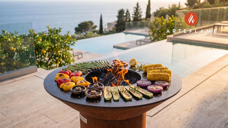 Grilled Vegetables cooking on an Arteflame grill