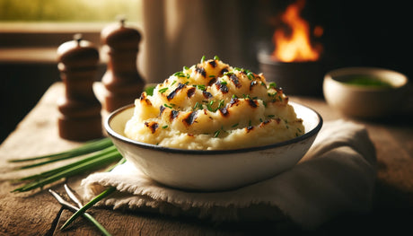 smoky grilled mashed potatoes