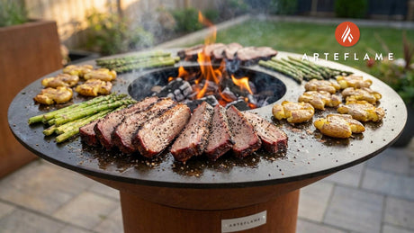 Texas-Style Open-Fire Brisket: Seared & Wrapped on the Arteflame