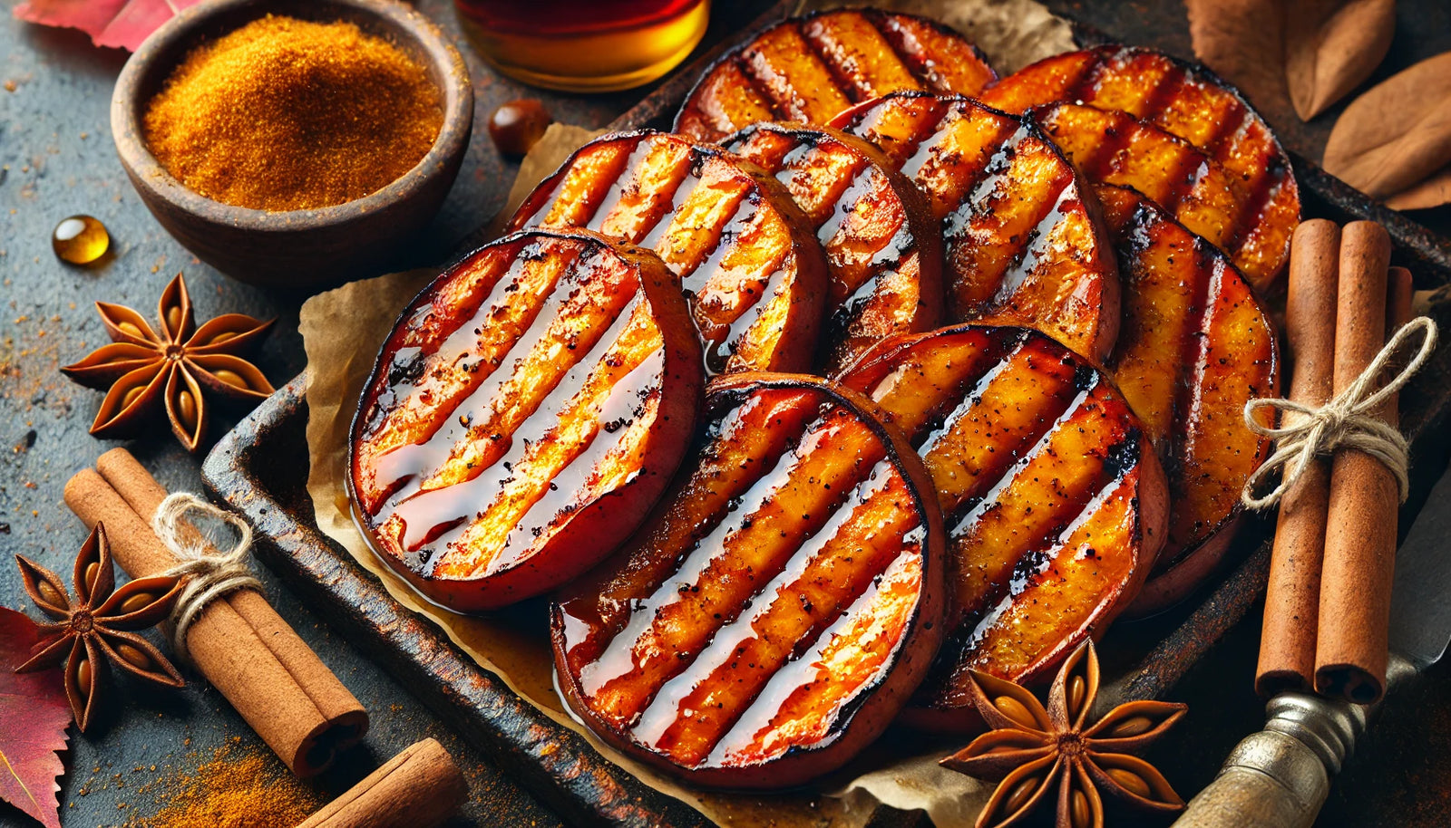 caramelized Cinnamon-Spiced Sweet Potatoes