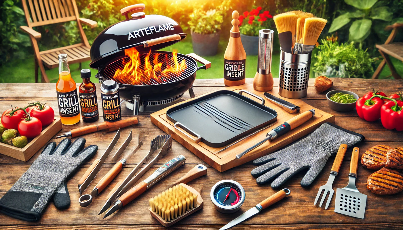 Top barbecue grill accessories including the Arteflame insert.